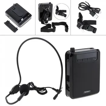 

Rolton K300 Wireless Portable Voice Amplifier Loudspeaker with FM Radio MP3 Player Power Bank for Teacher / Training