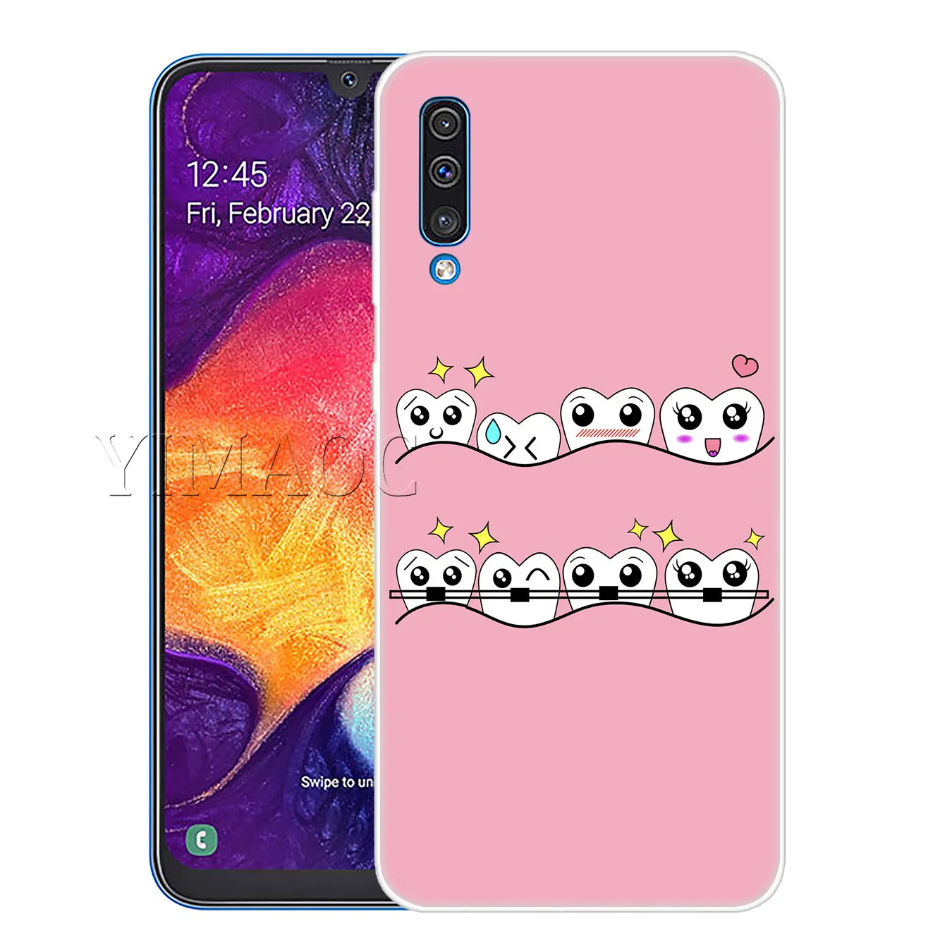 YIMAOC милые зубов Стоматолог зуб LoveClear мягкий чехол для Samsung Galaxy A70 A60 A50 A40 A30 A20 A10 M10 M20
