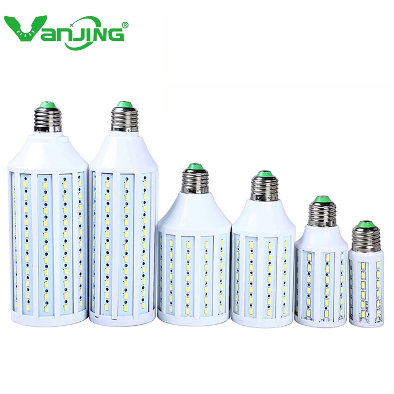 5630 SMD10W 15W 25W 30W 40W 50W E27 220V кукурузный свет 42 60 84 98 132 165 LED кукурузная Лампа
