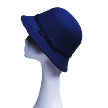 OZyc модная осенне-зимняя фетровая шляпа для женщин, женская фетровая шляпа для девочек, флоппи Хомбург, женская шляпа, джазовый костюм, Кепка-котелок