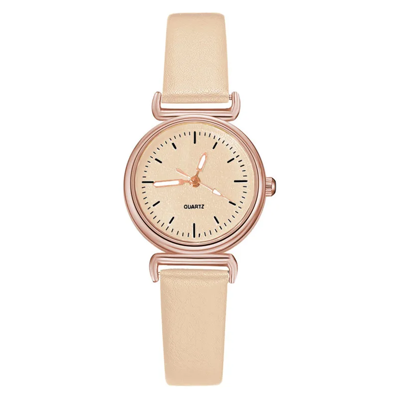 Fashion Classic Vintage Magic Alloy Thin Leather Quartz Wristwatch Watch For Women Ladies Girls Relogio Feminino 999 huismerk kopen in de aanbieding