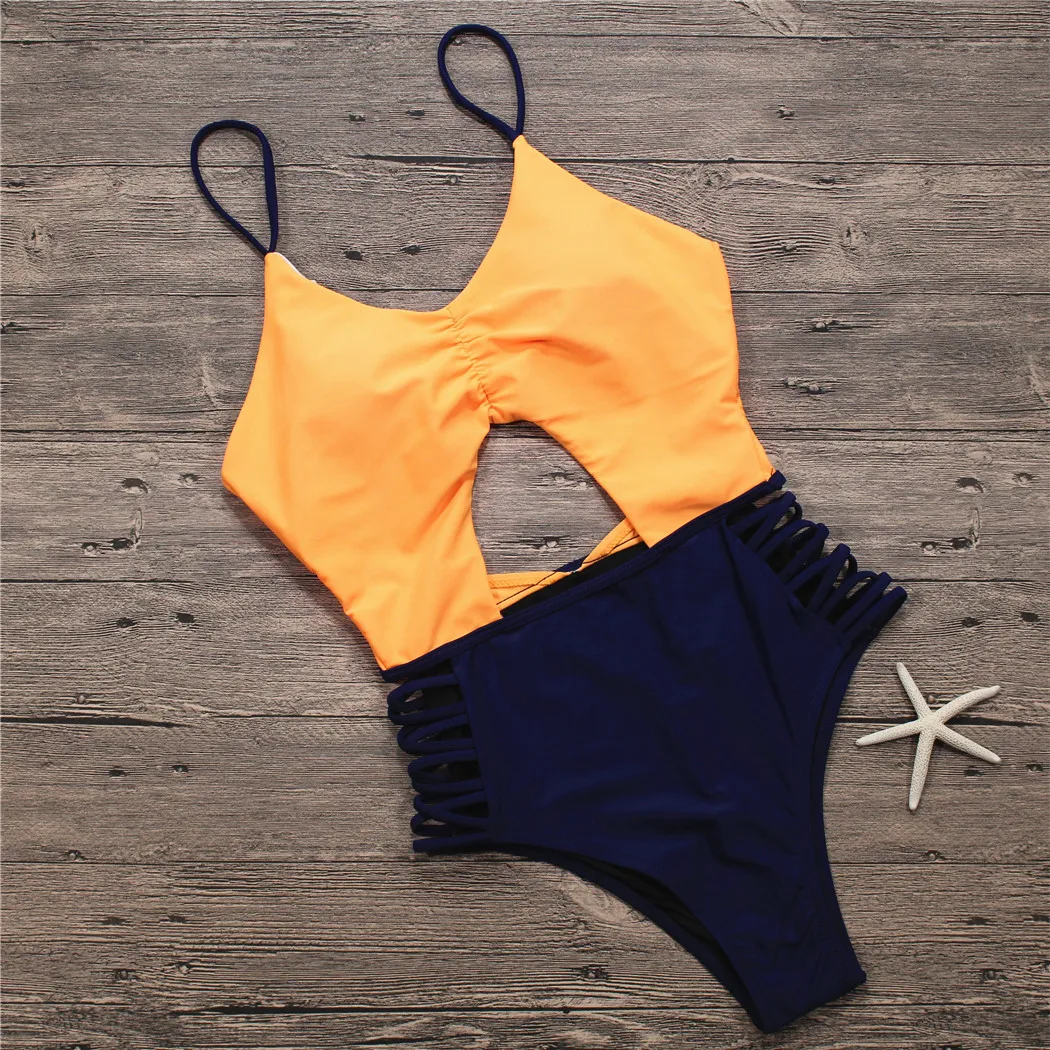

MSSNNG Jointed High-waisted Bikini Bathing Suit Swimsuit Tankini Swimming Swimwear Beachwear