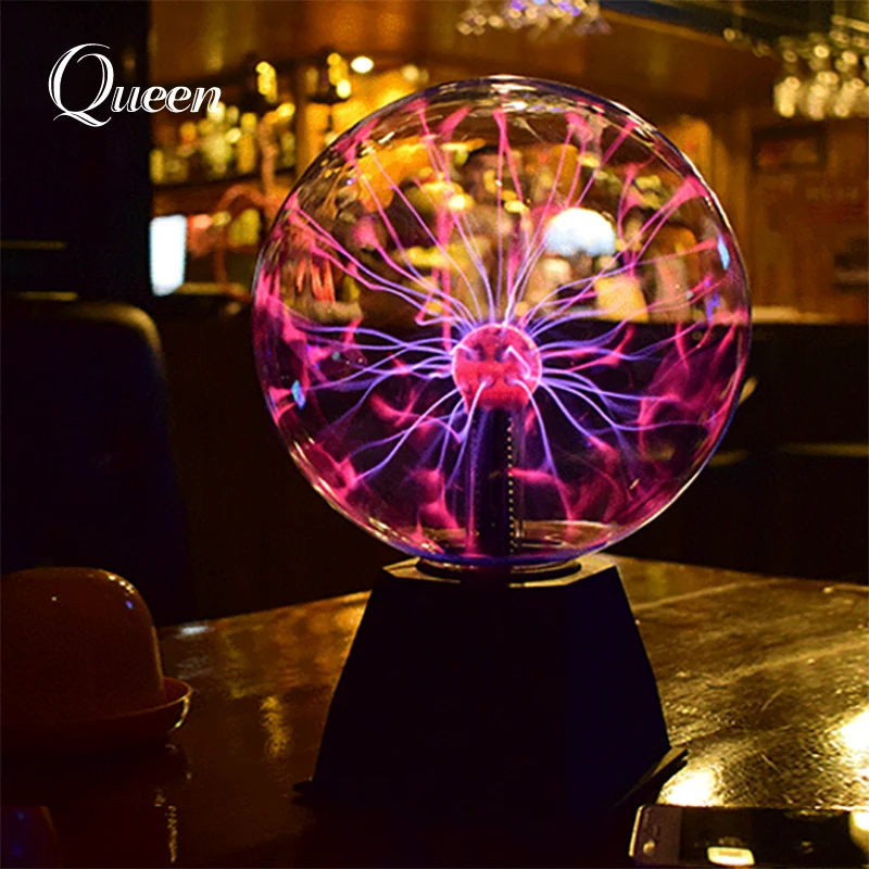 NEW Novelty Magic Crystal Plasma Ball Lava Lamp Creative Light Graduation Birthday Christmas Kids Room Decor Gift Box Lightning