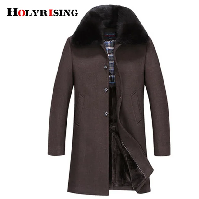 winter jackets men thicken woolen coat long outwear male warm overcoats