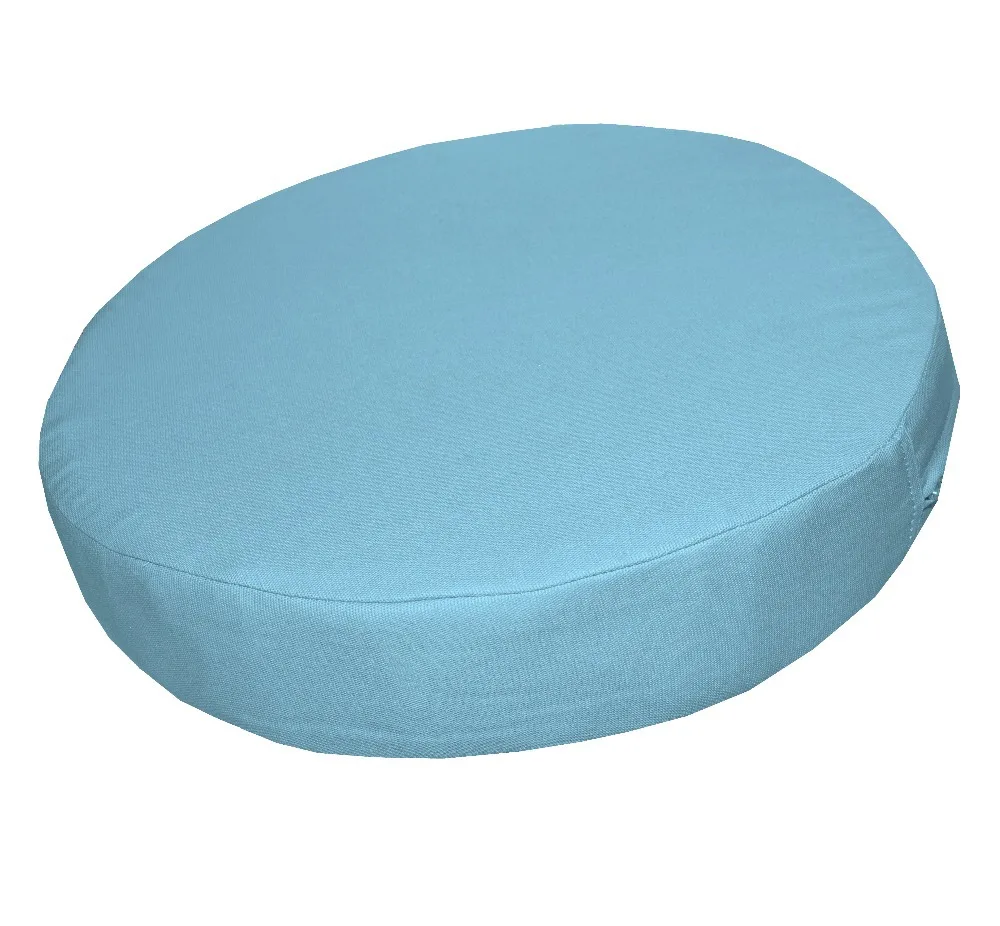 Aa286a Blue Mist High Quality A Grade 100 Cotton Canvas 3d Round Seat