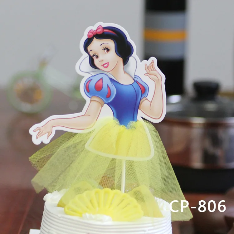 Украшение торта; платье принцессы для дня рождения; украшение для торта; украшение в виде кекса; детский подарок на день рождения, свадьбу для девочек - Цвет: princess X 1