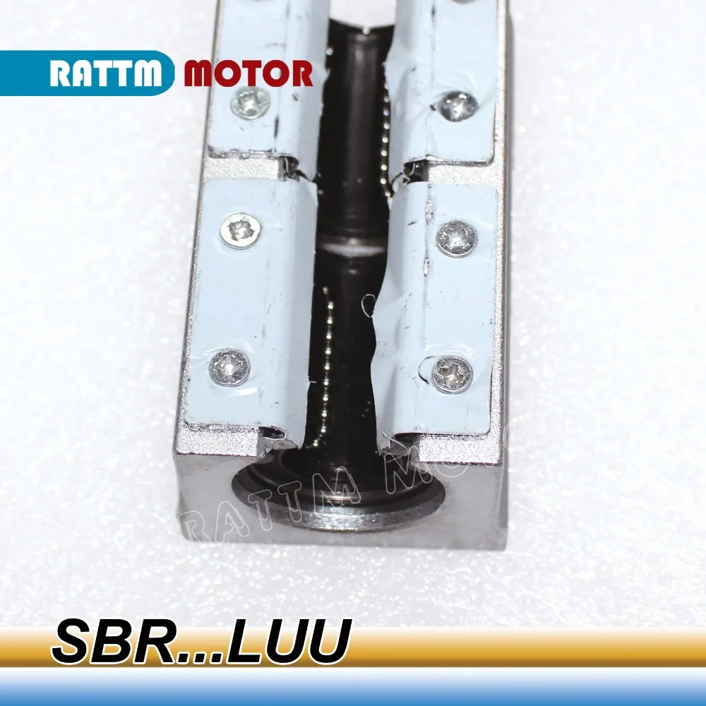 2 шт. SBR...LUU 12/1620/25/30 мм линейный Шарикоподшипниковый блок CNC маршрутизатор