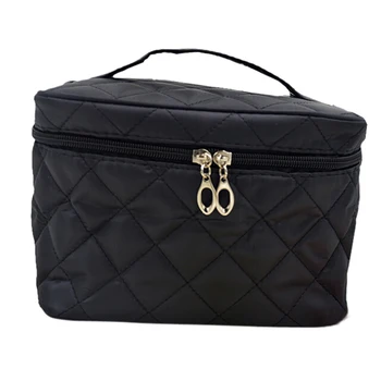 

Fashion Multi Functional Cosmetic Bag Women makeup Bag Insert With Pockets Toiletry Pouch Lady Organizer Bag Size M