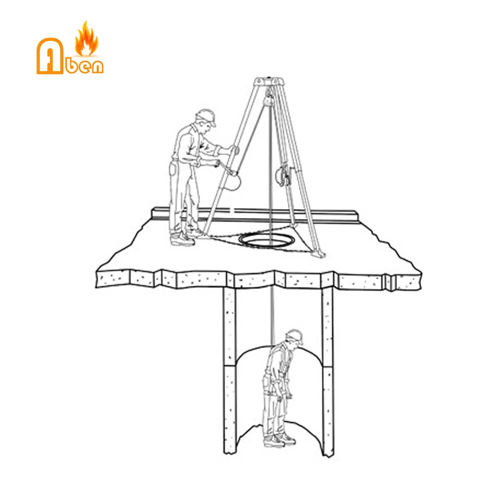 Высокое качество пожарное оборудование спасательный Штатив для человека спасение