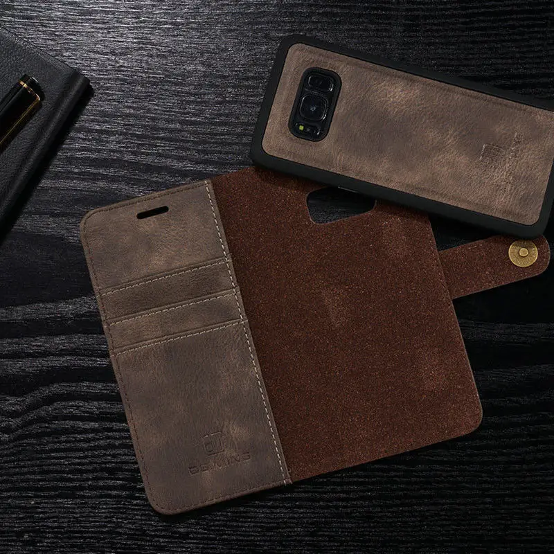 

Luxury Real Leather Wallet Flip Phone Case For Samsung S7 Edge S8 Plus Note 8 A3 A5 A7 J3 J5 J7 Pro 2017 Stand Cover Capa Coque