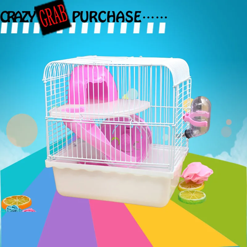 Jaula Conejo Rushed Iron Juguetes 2017 New Free Transportation Hamster