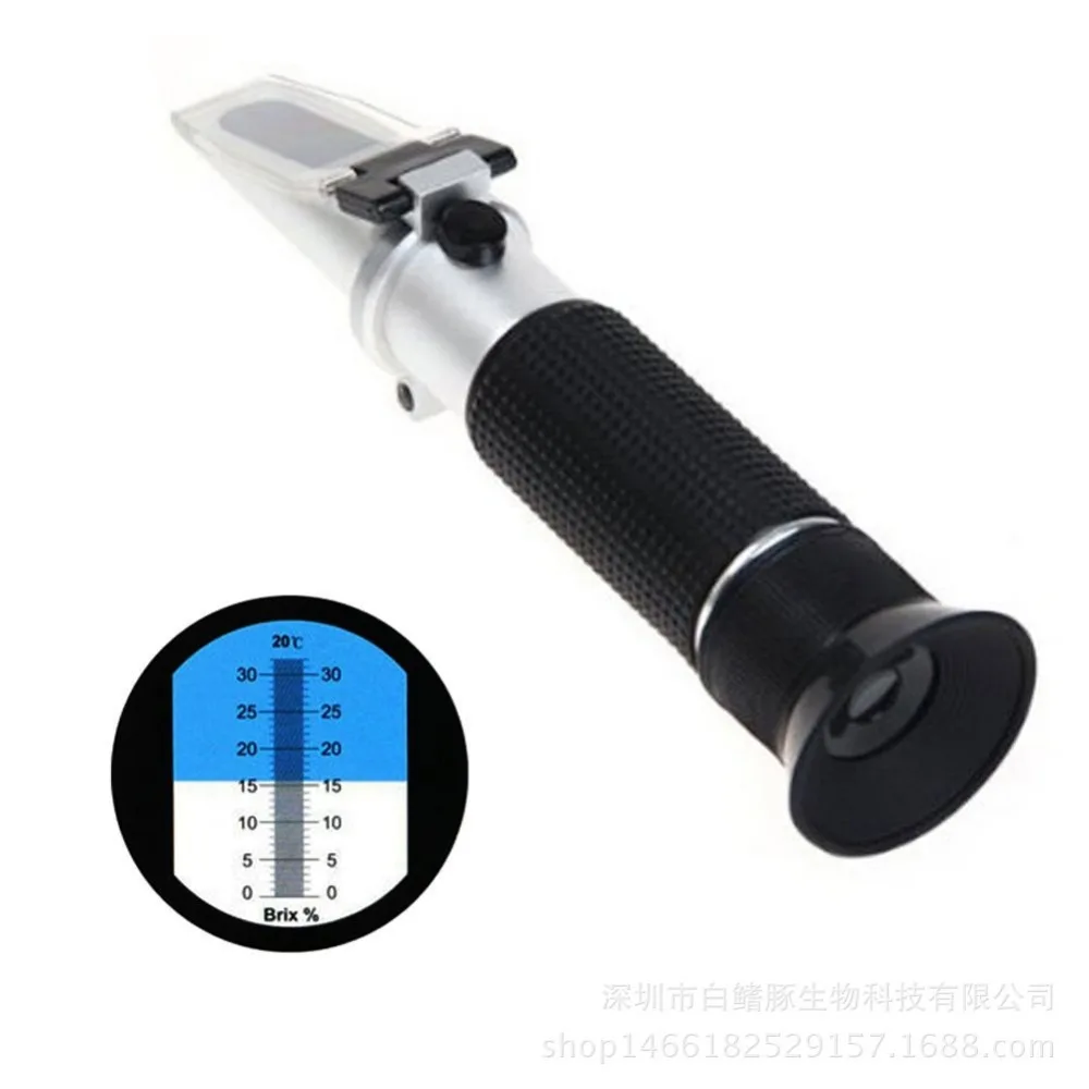 

Hand-held Wine 0-80% Refractometer grape and alcohol refractometer 80ATC Ebullioscope concentration meter oenometer alcoholo