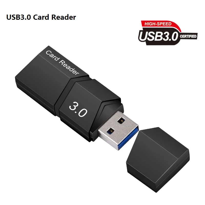 Высокоскоростная U1-U3 карта Micro SD 8 ГБ/16 ГБ/32 ГБ 64 Гб/128 ГБ TF Карта карты памяти флэш-накопитель класс 10+ SD адаптер - Емкость: USB 3.0 Card Reader