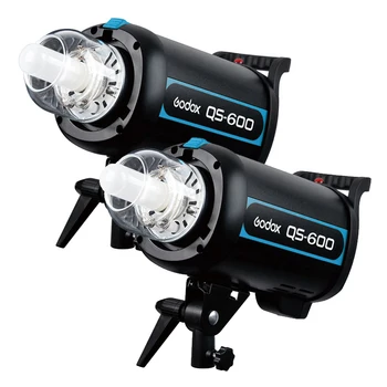 

2PCS Godox QS600 QS-600 600W Studio Flash Strobe Light Lamp Head 200V-240V 110V
