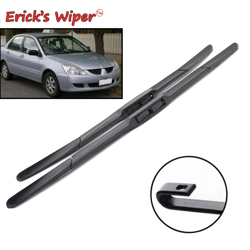 

Erick's Wiper Front Wiper Blades For Mitsubishi Lancer 2003-2007 Windshield Windscreen Front Window 24"+18"