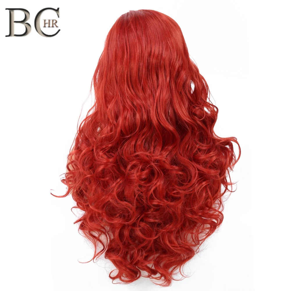 BCHR 2" длинные волнистые парики для косплея красные синтетические парики для черных женщин термостойкие вечерние аксессуары для волос парики