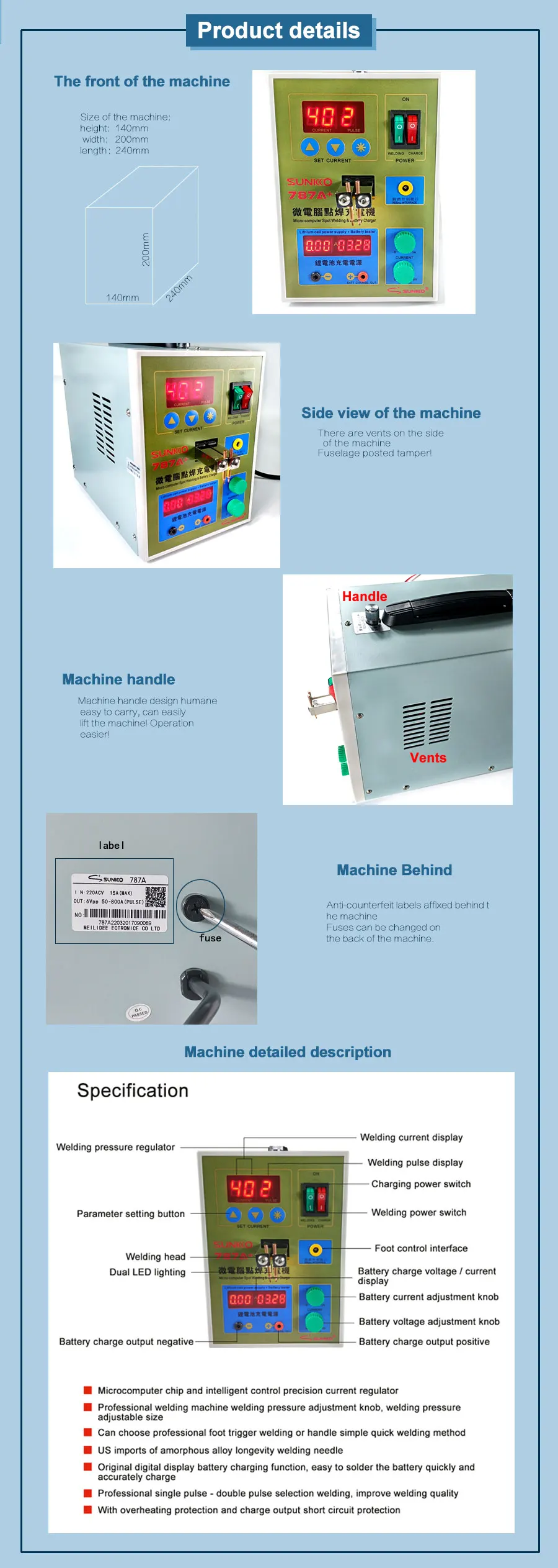 787A Battery spot welding machine 02