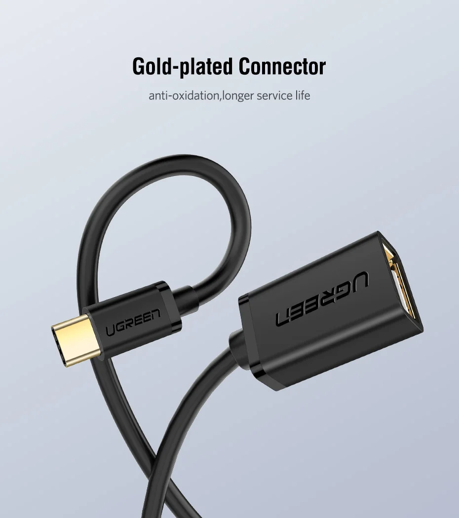 Ugreen usb c otg usb кабель type c к usb 3,0 адаптер для samsung galaxy s8 s9 xiaomi huawei P20 P10 mate10 macbook pro otg кабель