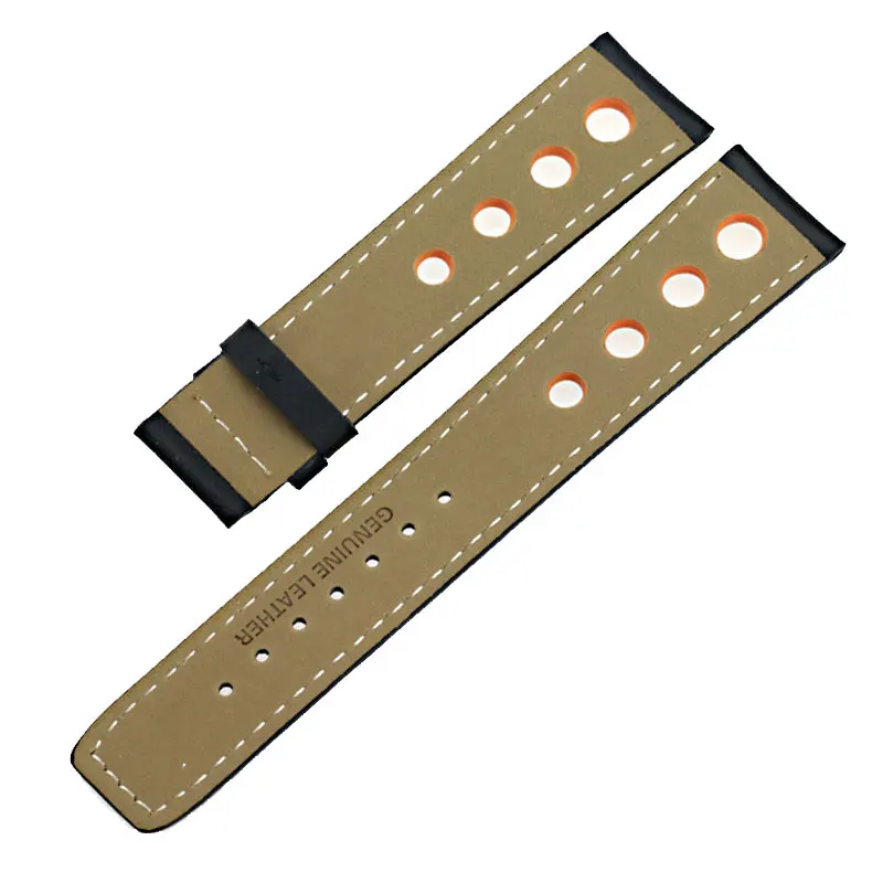 Мужской ремешок ISUNZUN для часов Tissot 1853 T044 PRS516 T91 T021 20 мм специальный черный кожаный