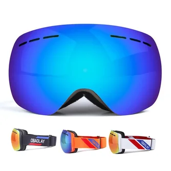 

Double Lens Ski Goggles UV400 Snowboard Winter Skiing Glasses for Men Women Anti-fog Snowmobile Mask Sport Adult Windproof