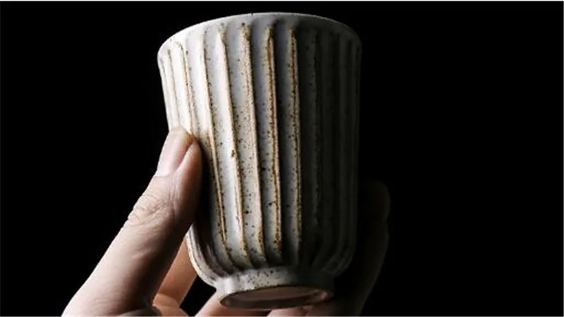 KINGLANG Японский ретро Творческий Кунг Фу Чай стакана воды личности бытовой чашка для завтрака ручной работы керамика