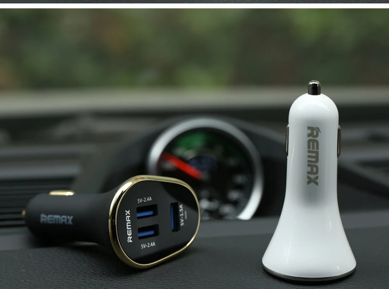 Автомобильное зарядное устройство REMAX 3 USB 5 V/6.3A быстрая зарядка USB2.0 0 портативное