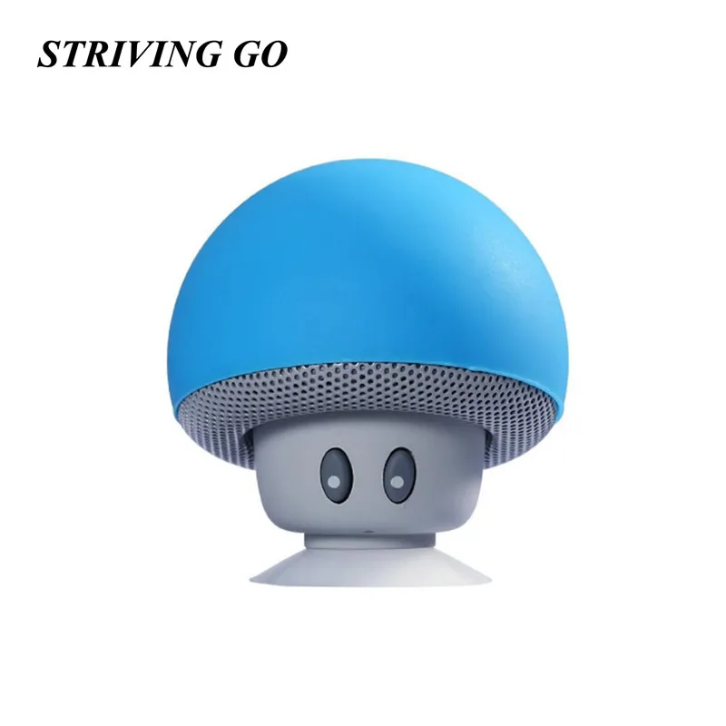 

Portable Cartoon Mushroom Wireless Bluetooth Speaker Waterproof Sucker Mini Outdoor Speaker PK C6 Y3 BTS06 Y3 C6 A5 A9 A8 Q9 S28