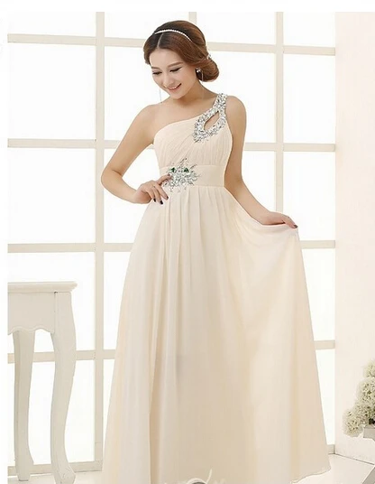

Floor-length Chiffon Long Evening Dress Gown 2015 Long Pink Design Formal evening dresses gown wedding party dress Fast Shipping