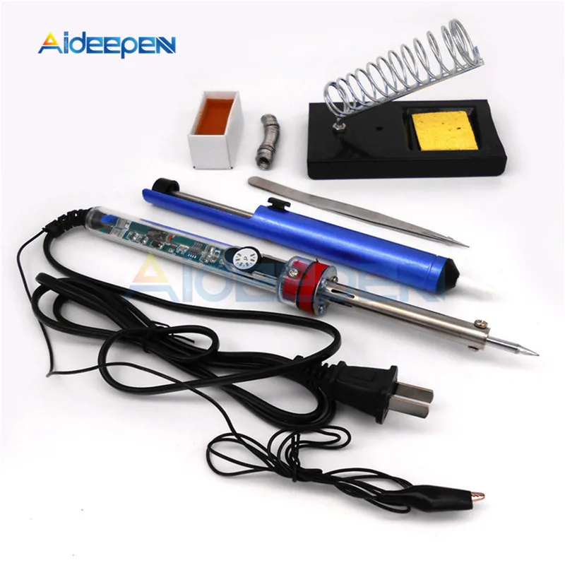 

220V 60W Adjustable Temperature 905 Electric Soldering Solder Welding Soldering Iron Tool kit Rework Station Repair Tool EU Plug