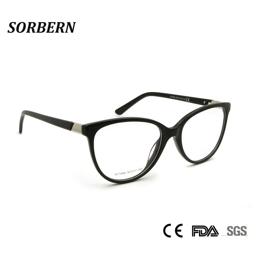 Sorbern Vintage Cat Eye Eyeglasses Frames Reading Spectacles Brand 