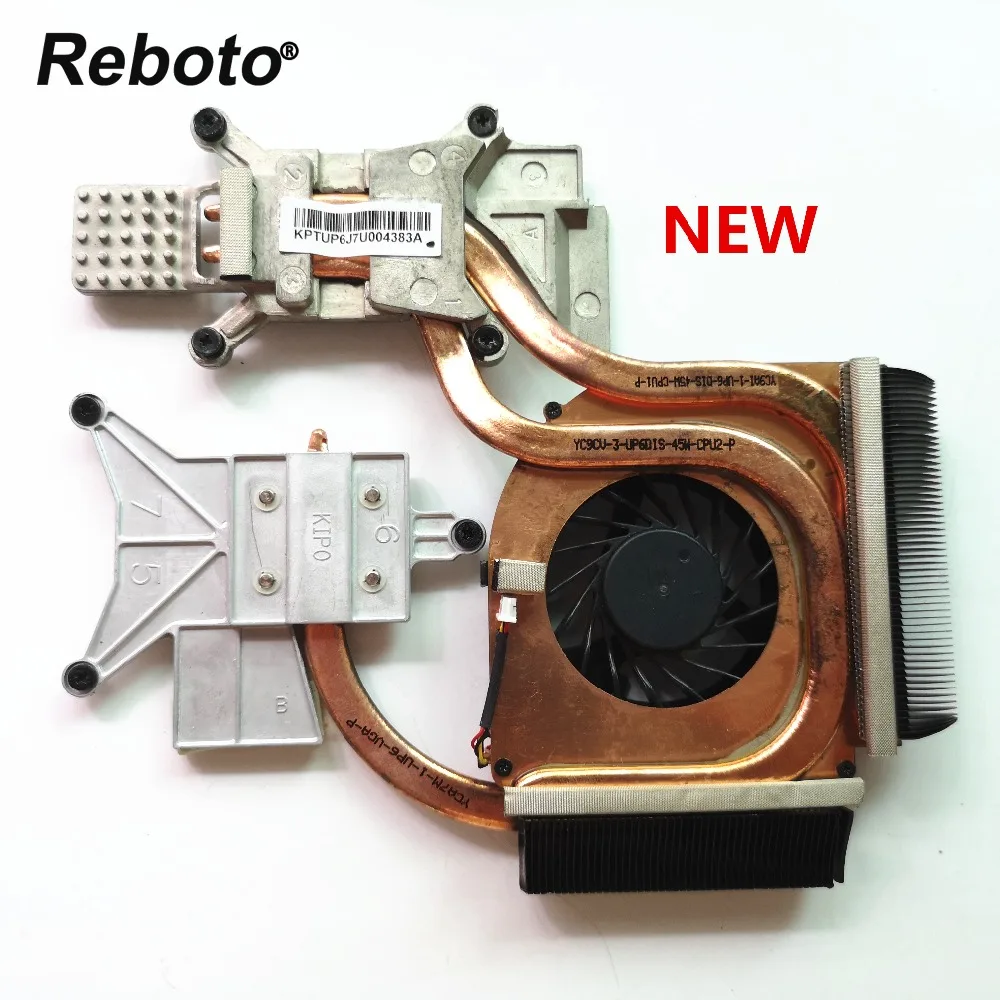 

Reboto NEW Original Laptop CPU HeatSink cooling fan For HP DV6-2000 DV6-2100 Series 579158-001 100% Tested Fast Ship