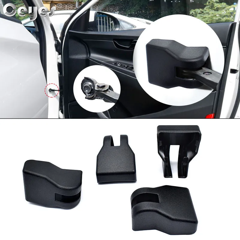 Ceyes Car Accessories Styling Door Stopper Limiting Arm Covers Case For Hyundai Elantra Tucson Sonata IX35 Solaris Creta Verna
