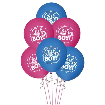 

50/100pcs Blue Red 12'' Latex Balloon Gender Reveal Party Decor Baby Girl Boy 1st Birthday Balloon Baby Shower Supplies Globos