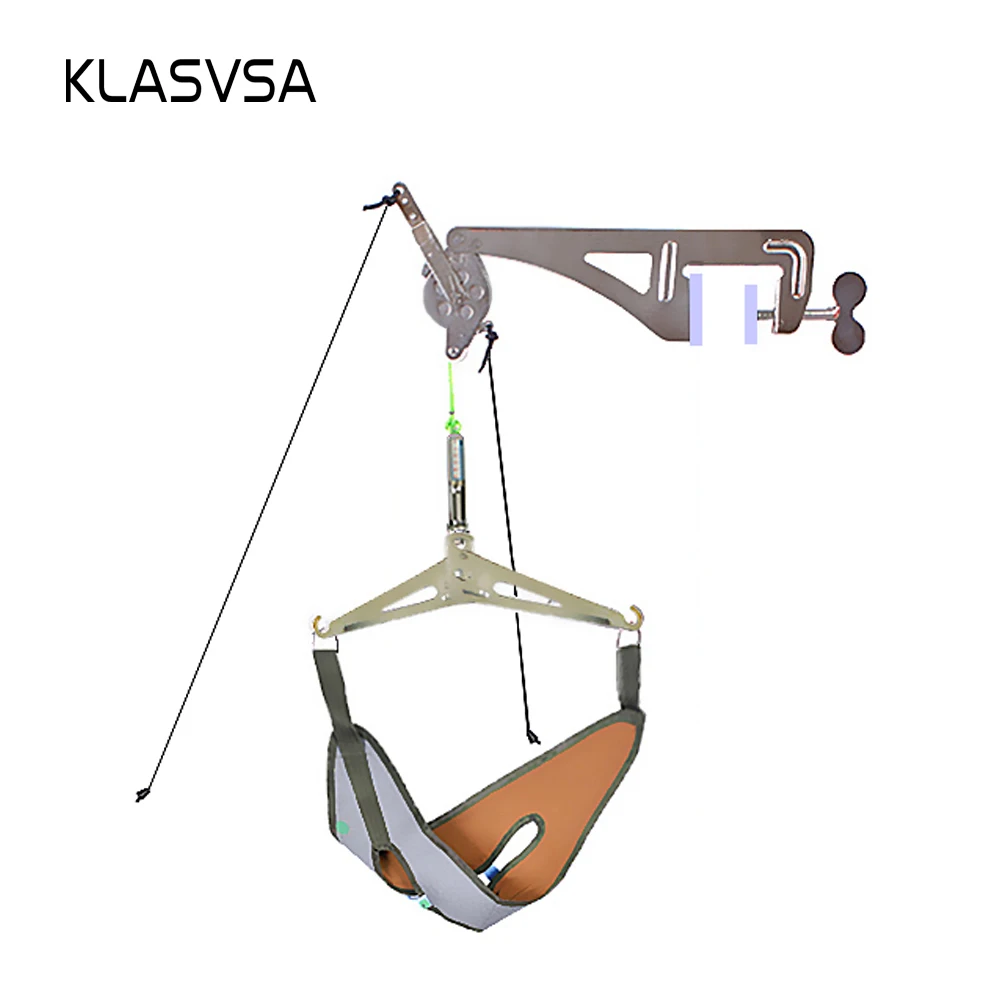  KLASVSA Over Door Cervical Traction Neck Massager Device Adjustment Chiropractic Stretching Back Po