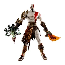 God of War 1 шт. 7," NECA God of War Кратос из золотого флиса Броня с головой Медузы ПВХ фигурка коллекция