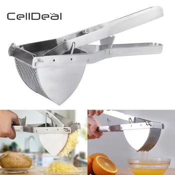 

CellDeal Large Stainless Steel Potato Ricer Masher Fruit Vegetable Press Juicer Crusher Squeeze Baby Food Juicer
