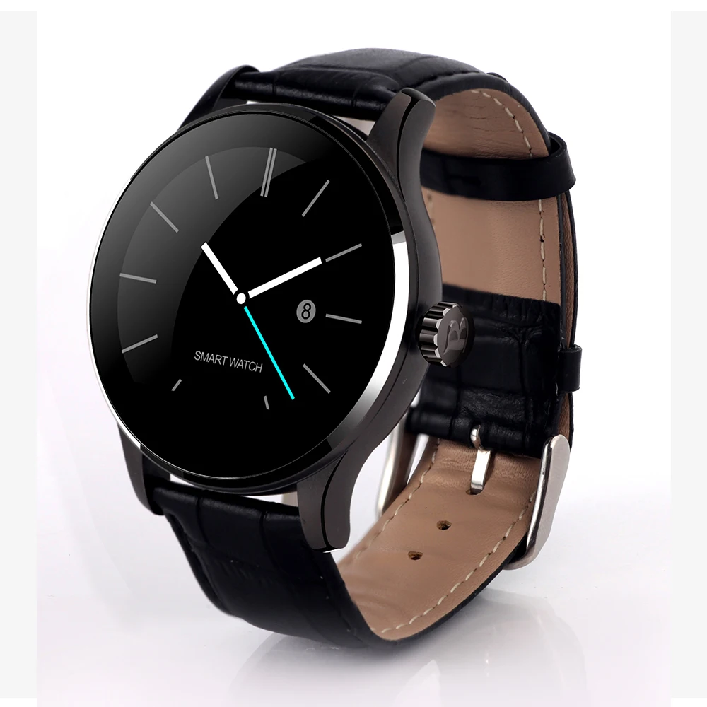 

1.22 Inch IPS Round Screen Smart Watch Support Sport Heart Rate Monitor Bluetooth SmartWatch For IOS Android
