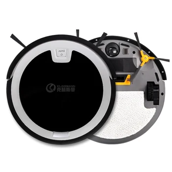 

KLiNSMANN Ultrathin Robotic Vacuum Cleaner Auto-Charge Wireless App Remote Control Wet Dry Mop Robot Aspirador