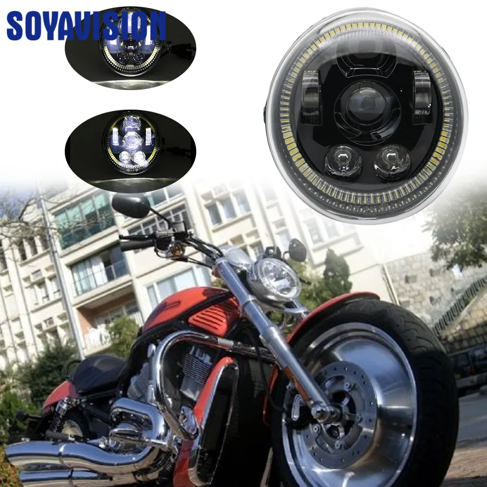Фара мотоцикла V стержень светодиодный фонарь для Harley VROD Rod VRSCF VRSC VRSCR 2002 2017| |