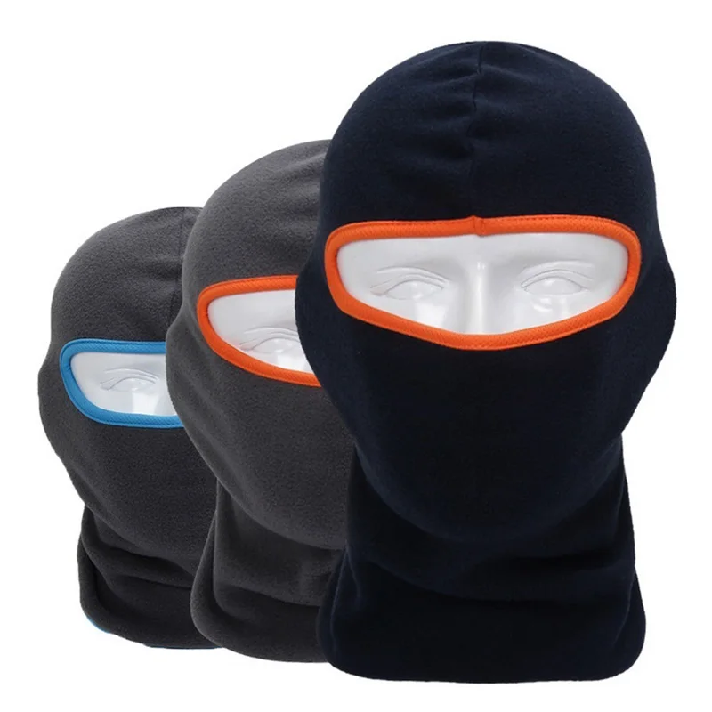 Зимние теплые термо флисовые Балаклава охотничья головные уборы для съемки полный маска для лица спортивный Снуд капюшон шарф шапочки шапки