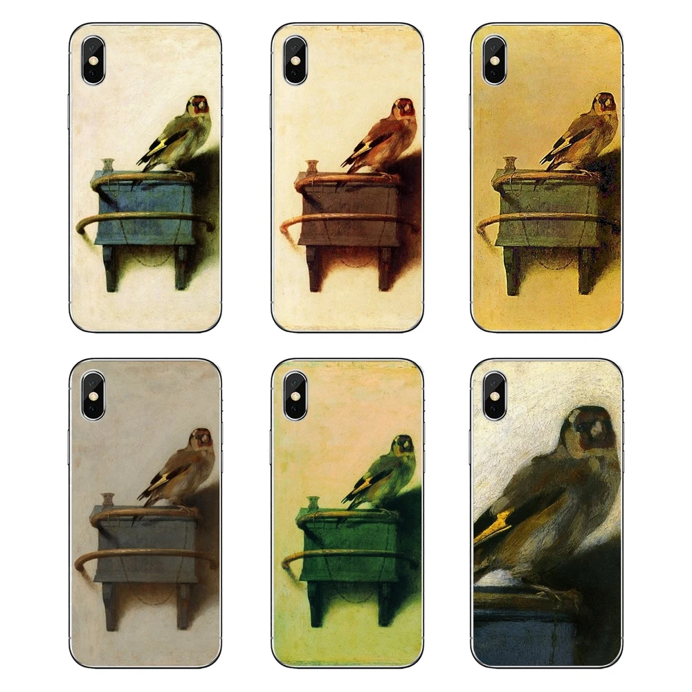 

carel fabritius the goldfinch 1654 Art Transparent Soft TPU Case For Samsung Galaxy Note 8 9 S9 S10 A8 A9 Star Lite Plus A6S A9S