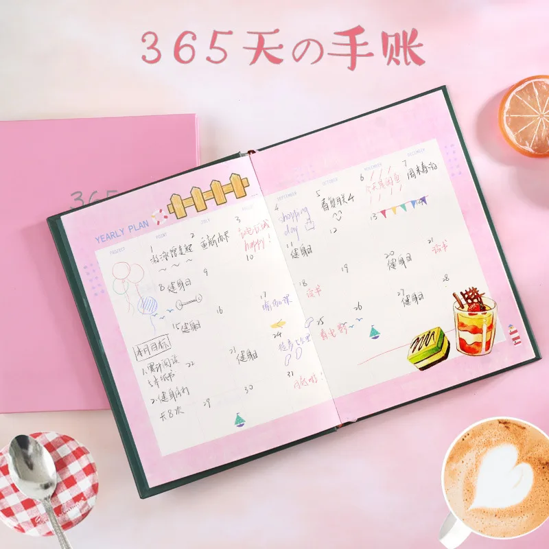 

32 Open Notebook Originality Study Remember Basis Hard 365 Plan Basis Small Fresh Paper Hand The Books Small Notebook