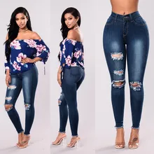 Женские джинсы, мягкие и удобные, с дырками, женские, средняя талия, стрейч, тонкие, сексуальные, узкие брюки, рваные джинсы для женщин, джинсы, mujer