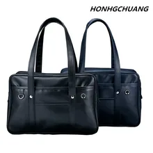 

Japan PU High Quality Uniform Package Square Student Bag Unisex Shoulder Bags Business Laptop Briefcase Commuting Bag