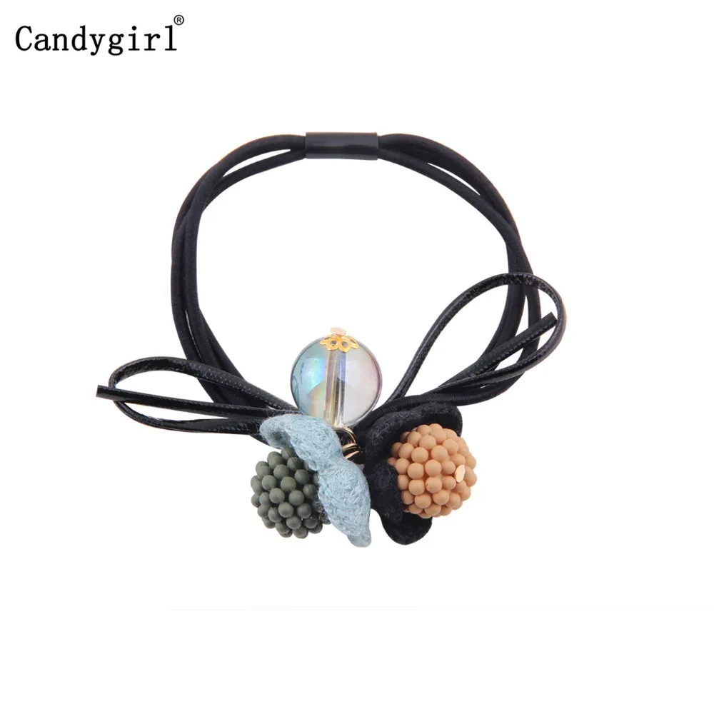 

5pcs Flower Hair Rope Crystal Headbands Hollow Hair Accessories Women Girl HairBand Rhinestone Headpieces DIY Headgear Headwear