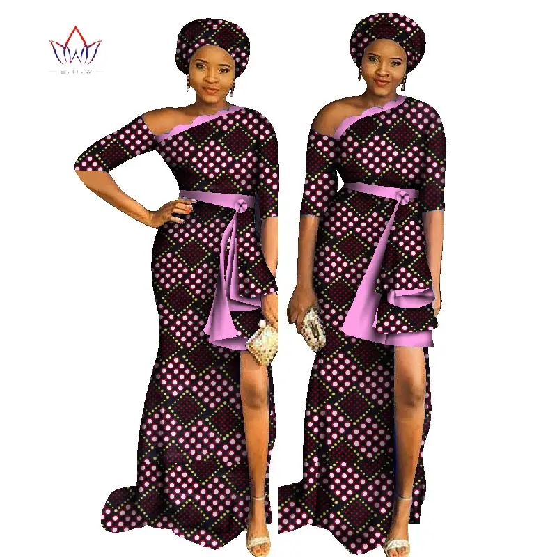 African Dresses for Women 2019 Fashion Dashiki Long Party ...