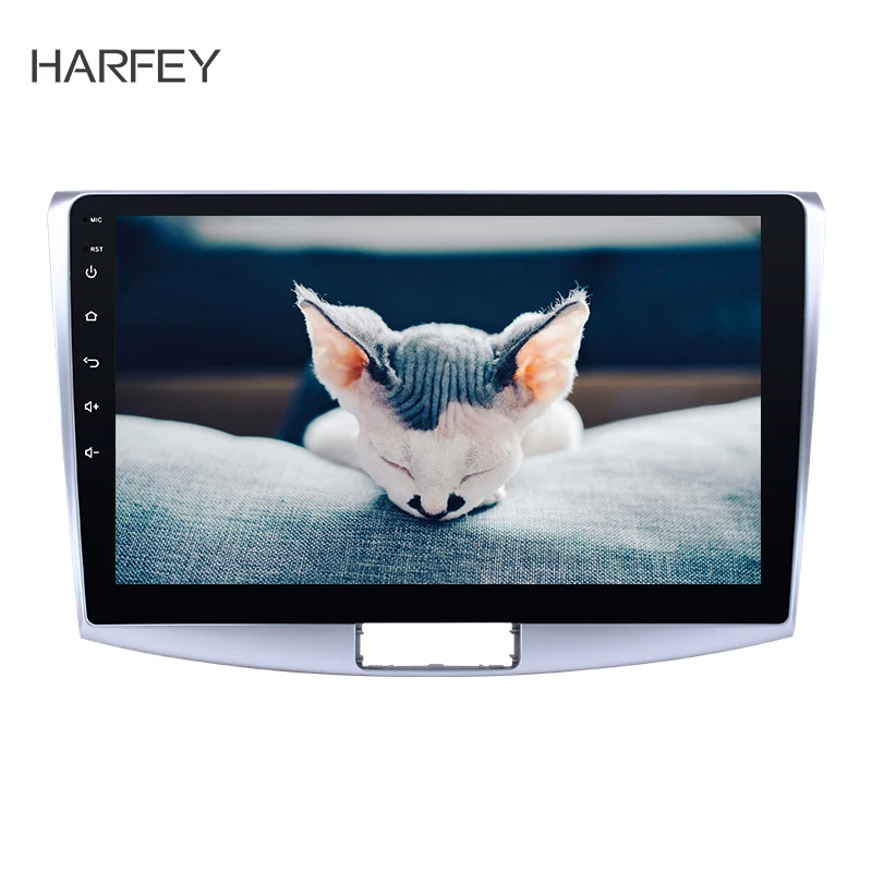Автомобильный gps навигатор Harfey HD 10 1 &quot Android 8 с Bluetooth SWC для Volkswagen Magotan B7 Bora Golf 6 2012 2013
