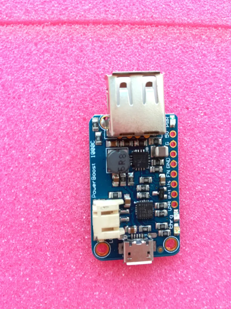 2465 Modulo Spot Ricaricabile 5V Lipo Usb Boost Caricabatterie Powerboost 1000-Ricaricabile 5V Lipo Usb Boost 1A - 1000C