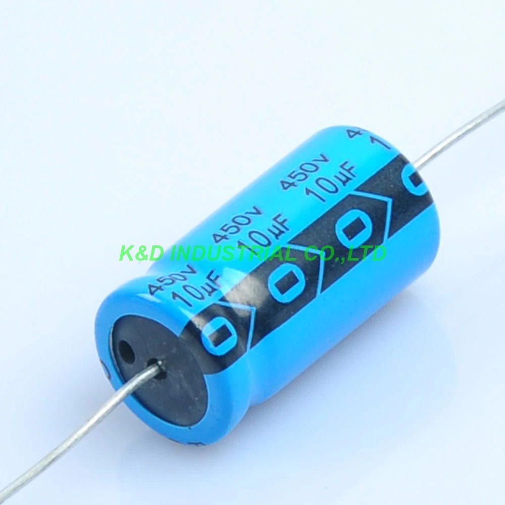 

6pcs Axial Voltage Electrolytic Capacitor 10uf 450V For Valve Radio Tube Amp DIY