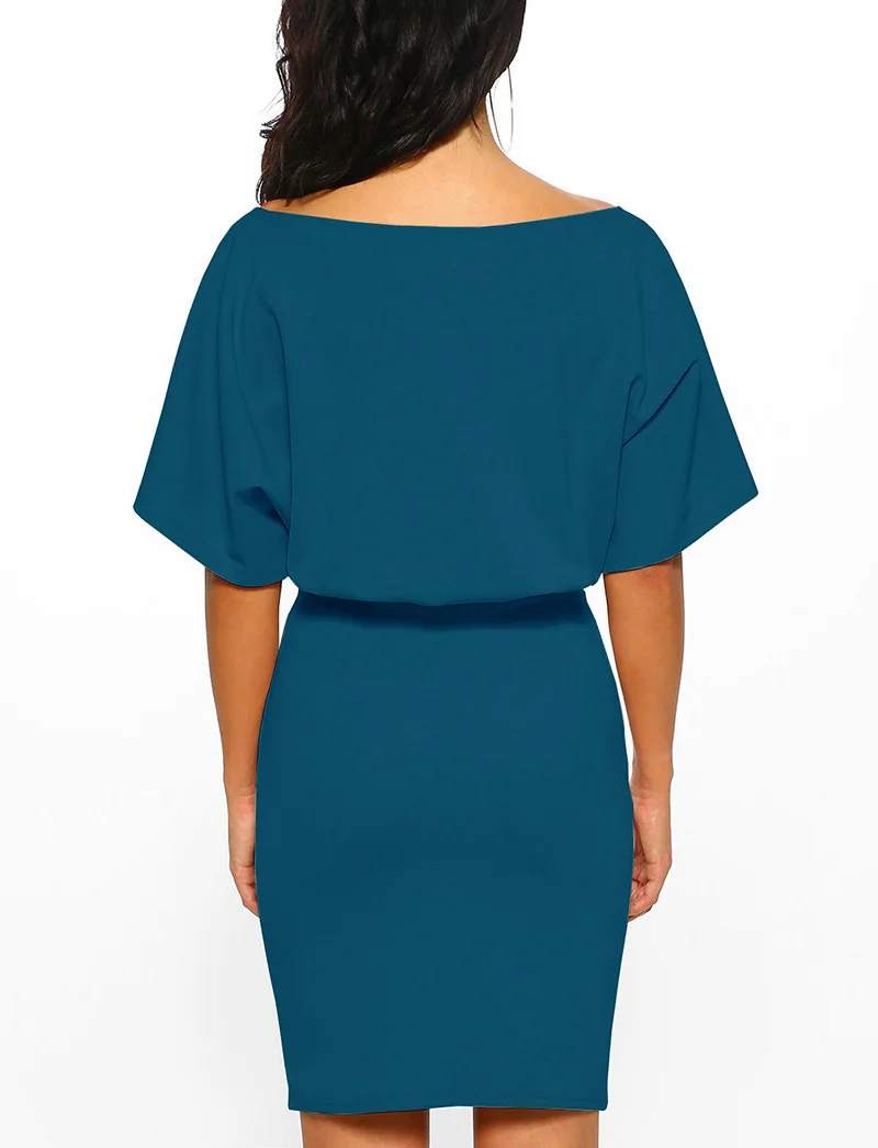 Gladiolus 2019 New Summer Women Dress Short Sleeve O Neck Tunic Casual Midi Dress With Belt Ladies Dresses Sundresss Vestidos (31)